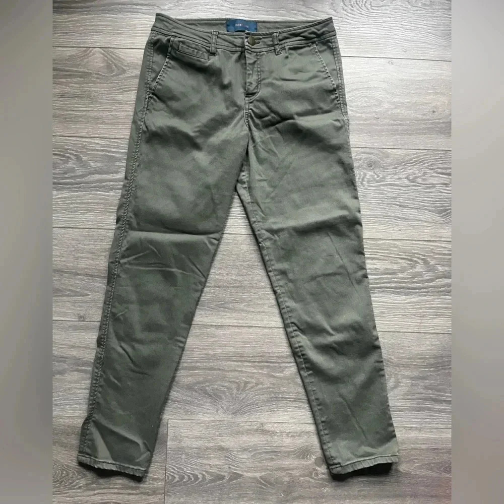 Fairlane Army Green Skinny Pants Womens Size 4 Casual Jean Stretch